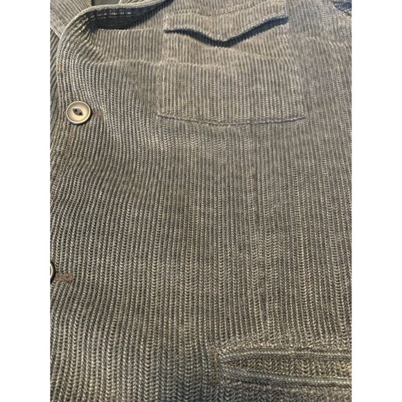 DKNY Jeans Cotton Corduroy Blazer Jacket Size L Green - Picture 5 of 11